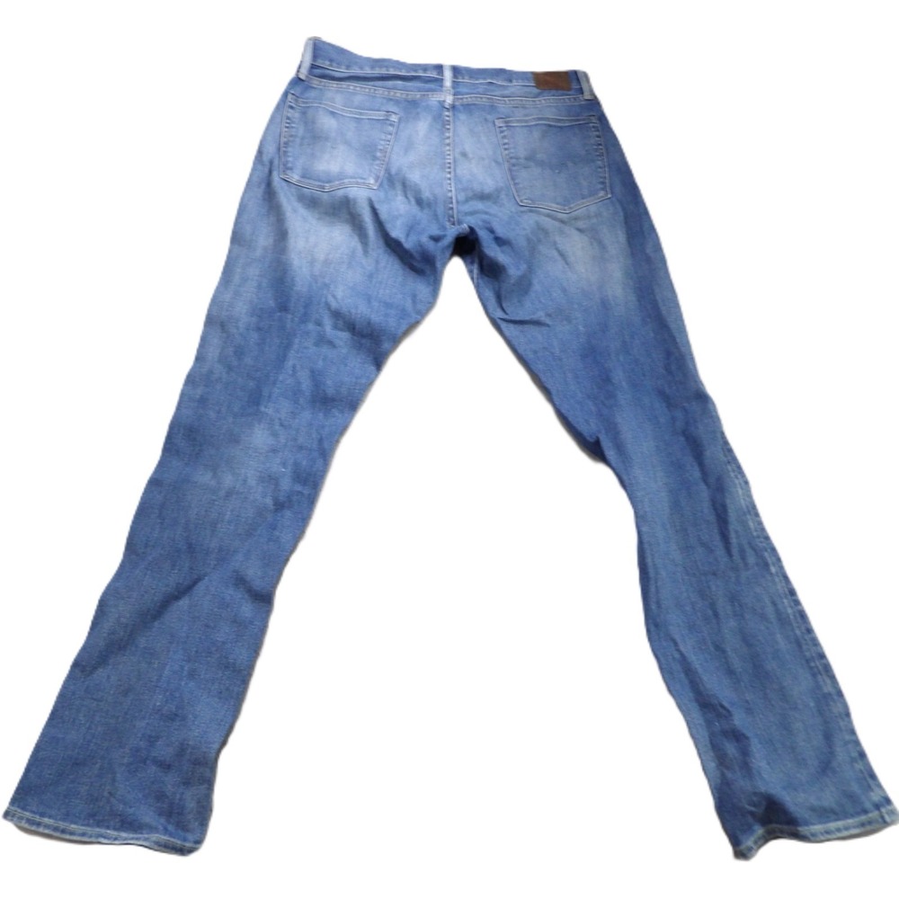 Polo Ralph Lauren Varick Slim Straight Jeans Men W34 L34 Light Wash Cotton Denim